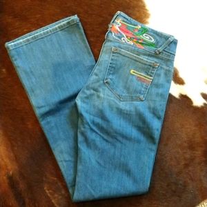Retro Indie boho jeans.  EUC size 28
